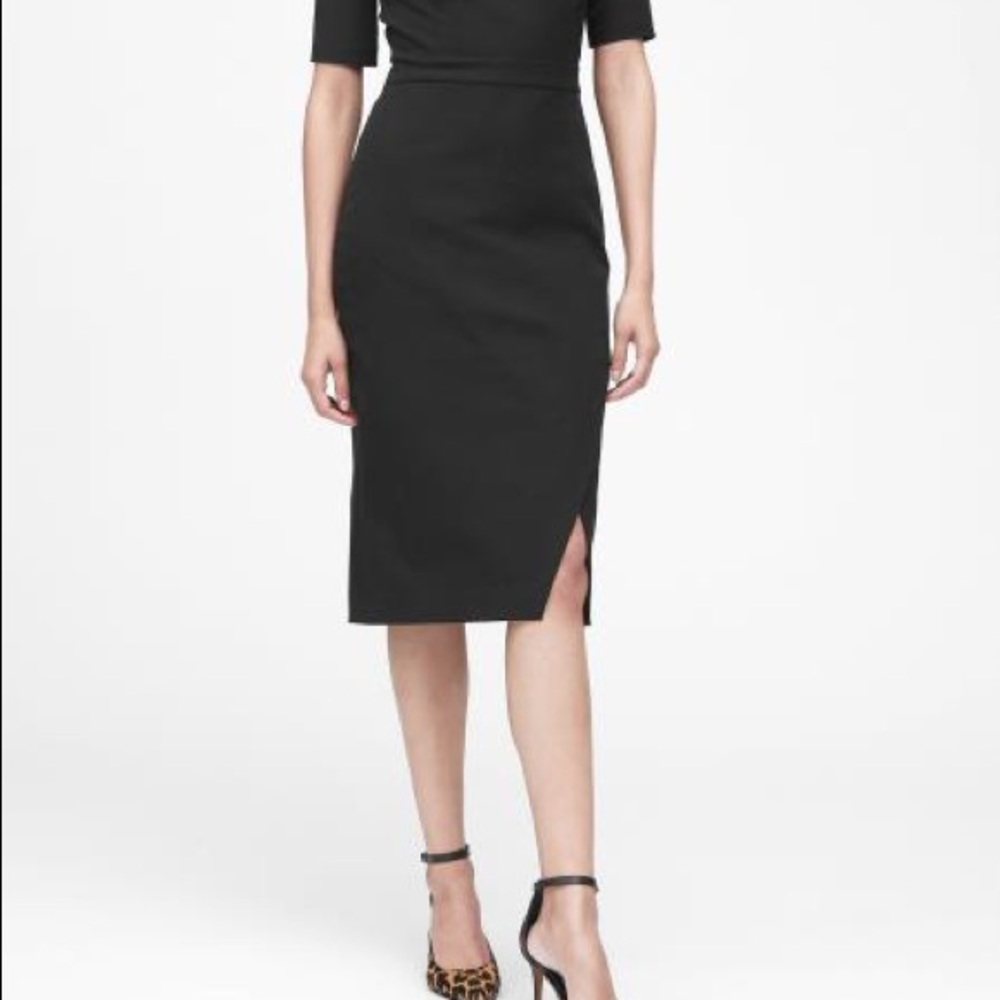 NWOT Retail $98 Banana Republic Wrap Look Skirt - Picture 1 of 8